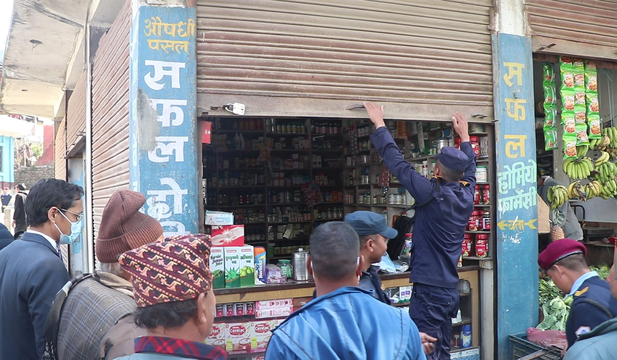 नियम विपरीत सञ्चालित औषधि पसल सिल